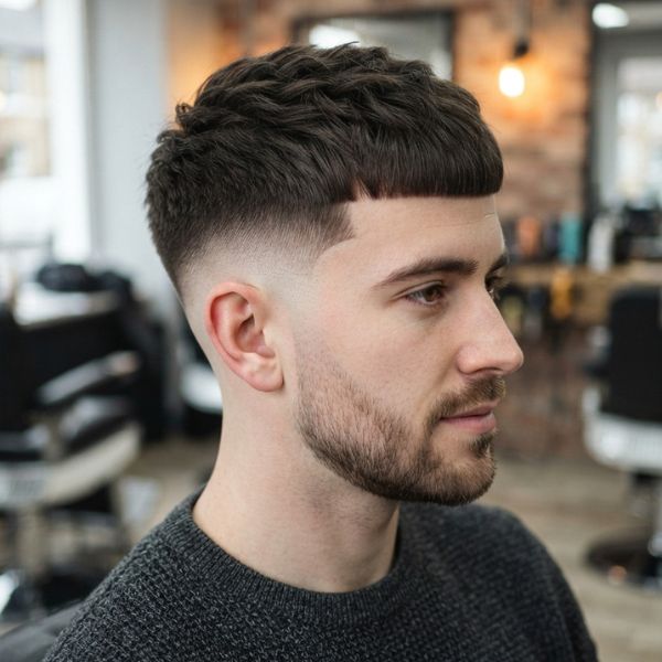 Burst Fade French Crop