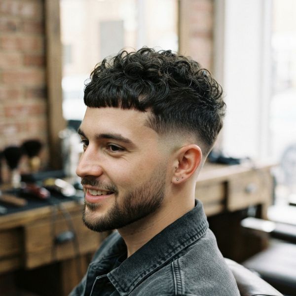 Curly French Crop with Short Crop