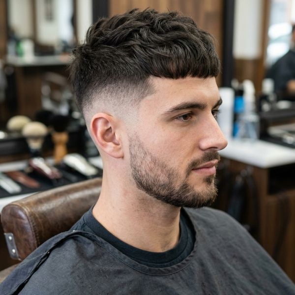 French Crop Mid Fade Taper
