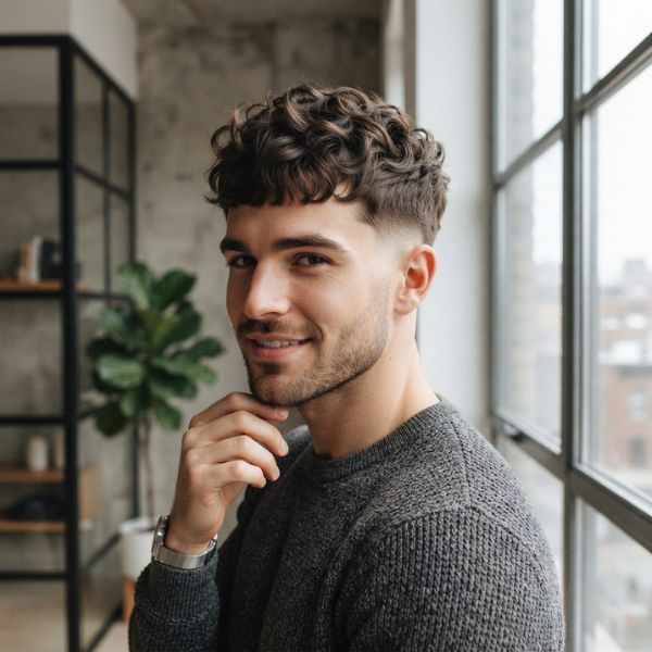 French Crop for Wavy Hair