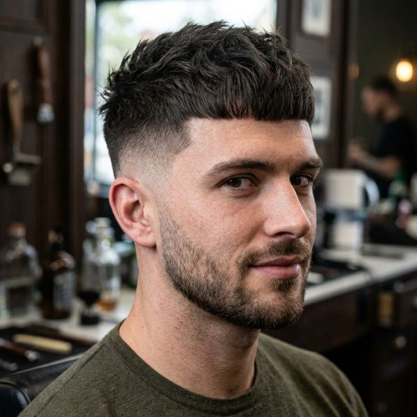 French Crop with High Taper Fade