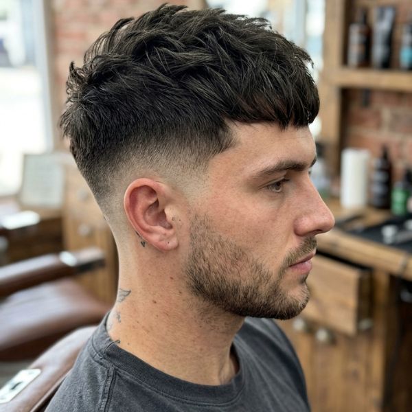 French Crop Mid Fade