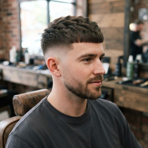 Inspired French Crop Taper Skin Fade