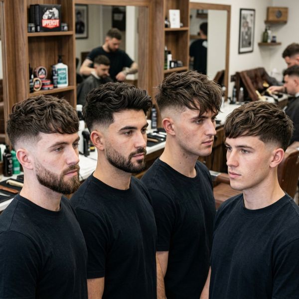 Long French Crop Fade Styles