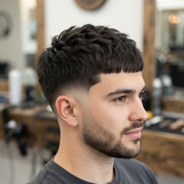 Mid Burst Fade French Crop