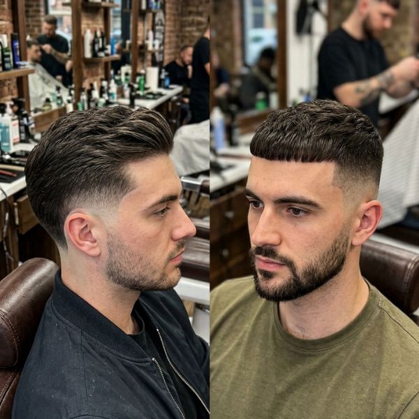 Mid Drop Fade vs French Crop