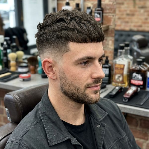 Modern French Crop Mid Fade Hairstyle