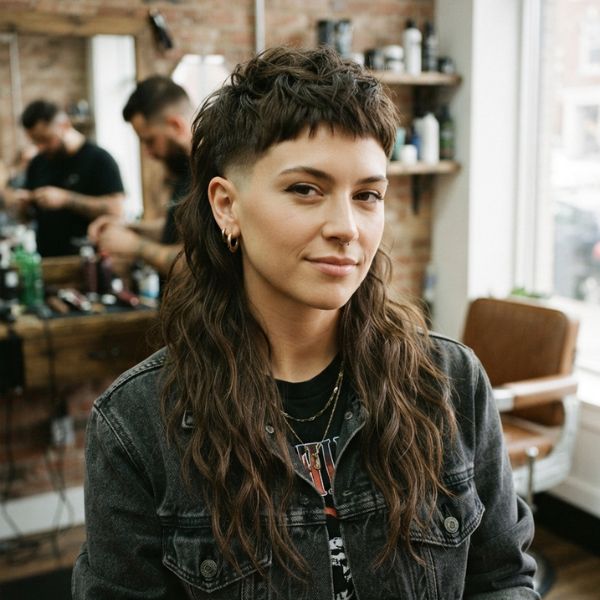 Mullet with a Short Top
