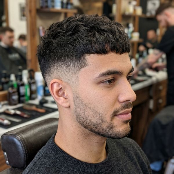 Short French Crop Mid Fade