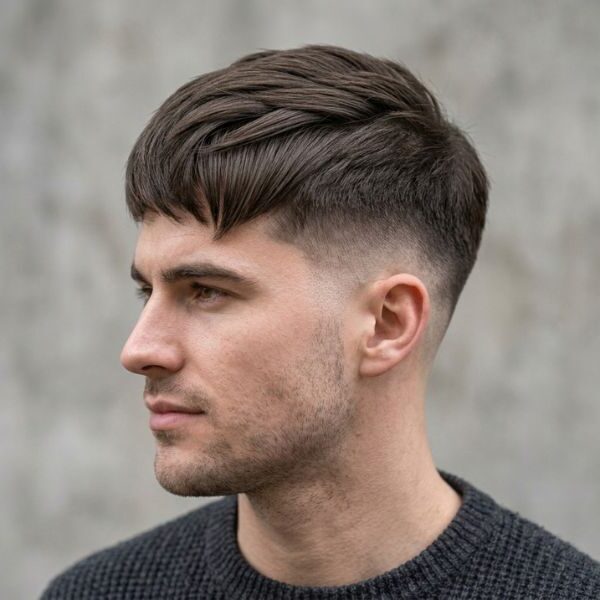 _Short Textured French Crop for Straight Hair