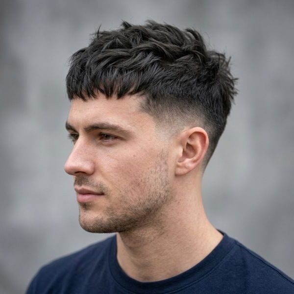 Short Textured French Crop with Mid Taper