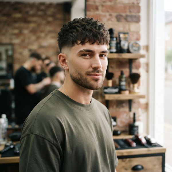 Textured Crop Low Fade Inspired French Cut