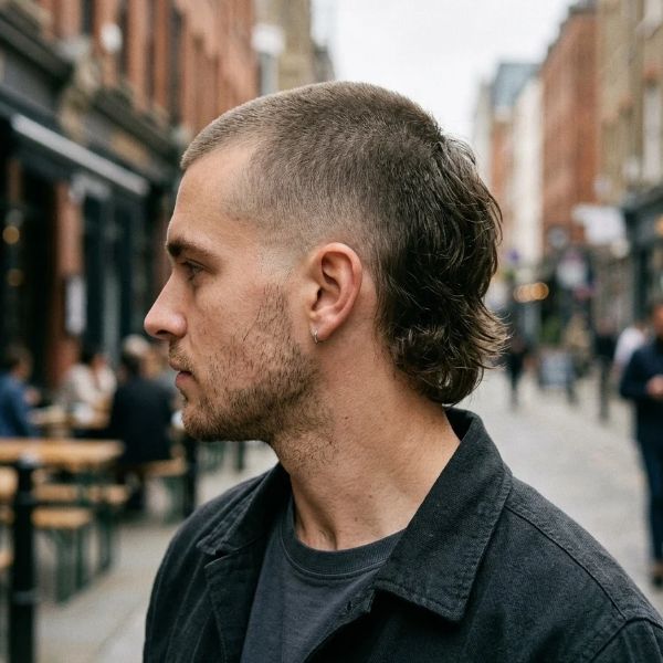 Balanced Shape Buzz Mullet