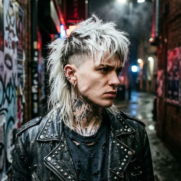 Bleached Impact Rebel Mullet