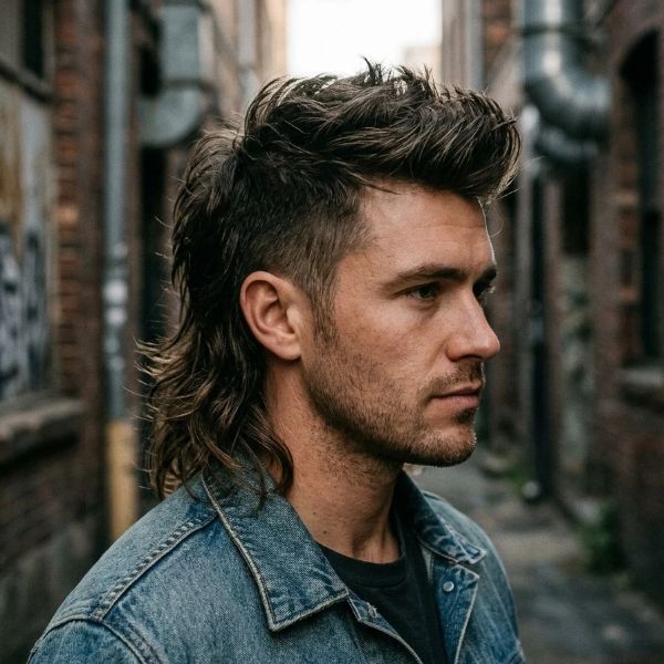 Classic Faux Hawk Mullet