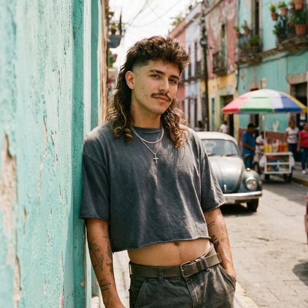 Crop Top Mexican Mullet