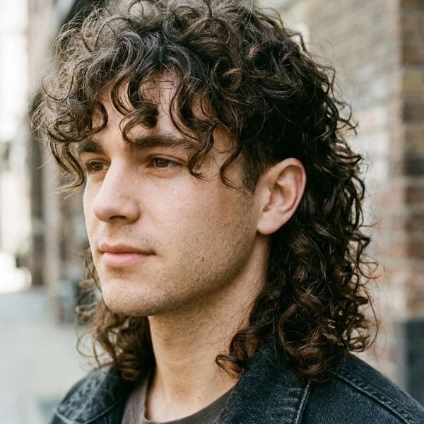 Curly Curtain Mullet