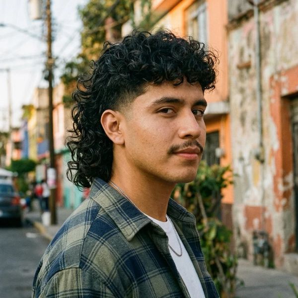 Curly Mexican Mullet