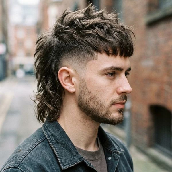 French Crop Faux Hawk Mullet