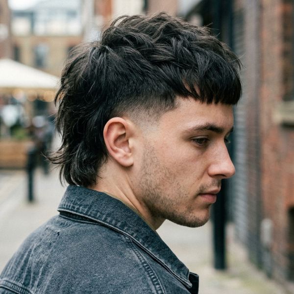 French Crop Low Fade Mullet