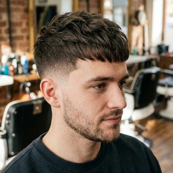French Crop Low Taper Thick Hair