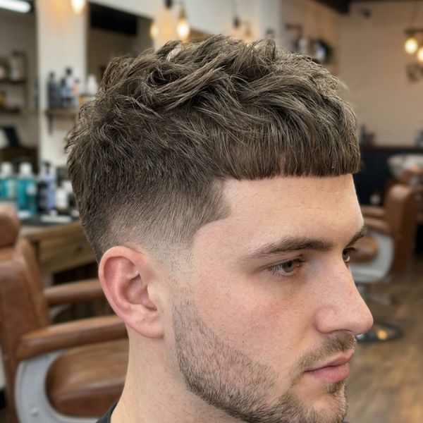 French Crop Low Taper with Line Up
