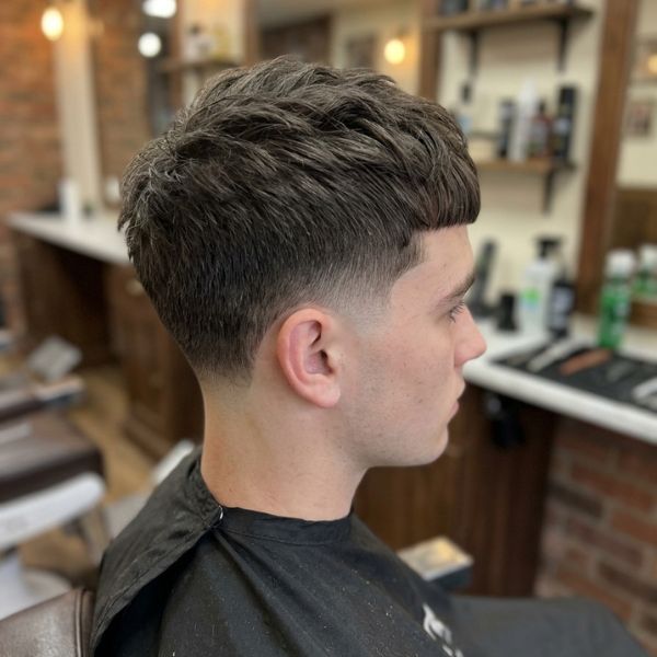 French Crop Low Taper with Skin Fade