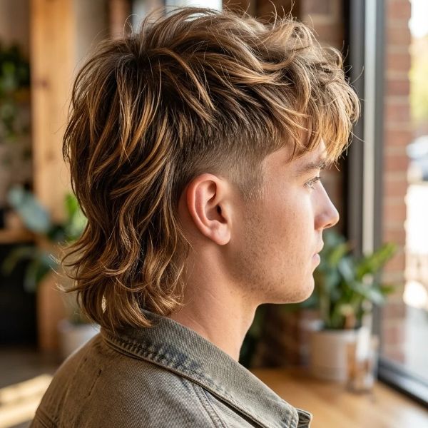 Honey Smooth Transition Mullet