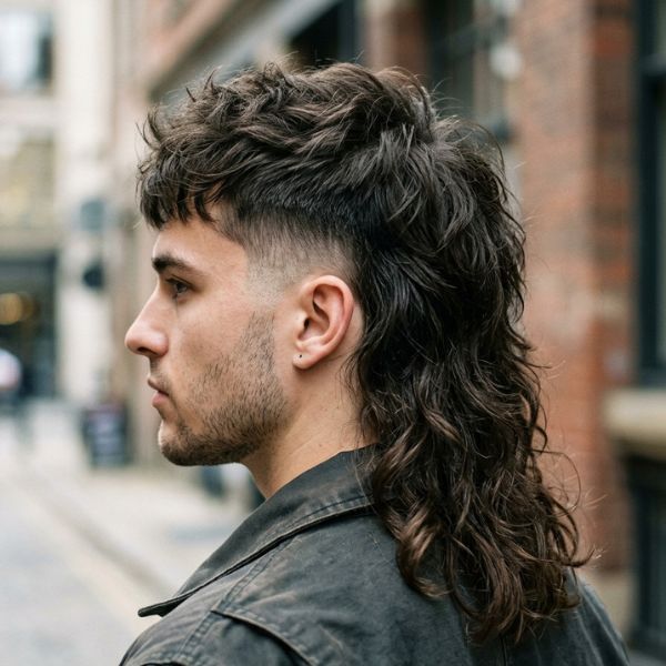 Low Fade Long Mullet