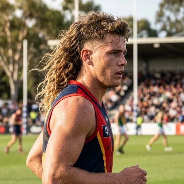 Modern Sporting Australian Mullet