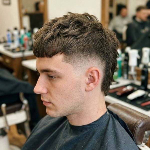 Mohawk French Crop Burst Fade