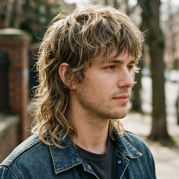 Natural Depth Dirty Blonde Mullet