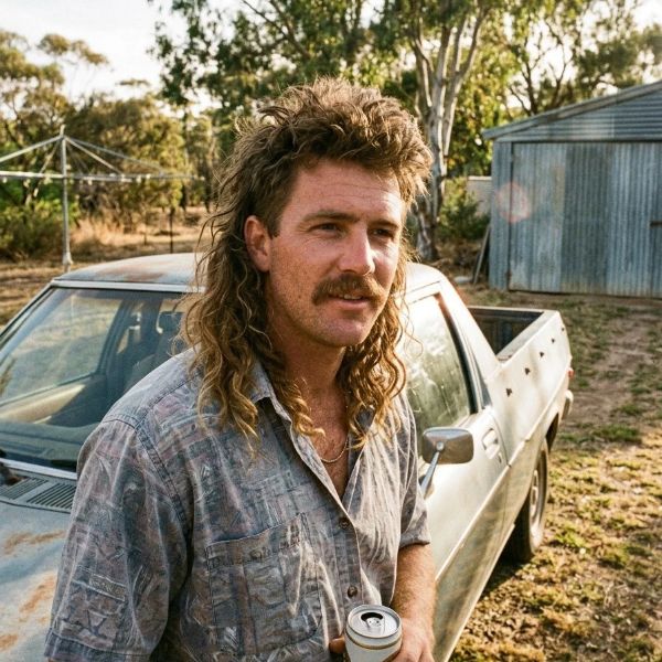 Retro Australian Mullet