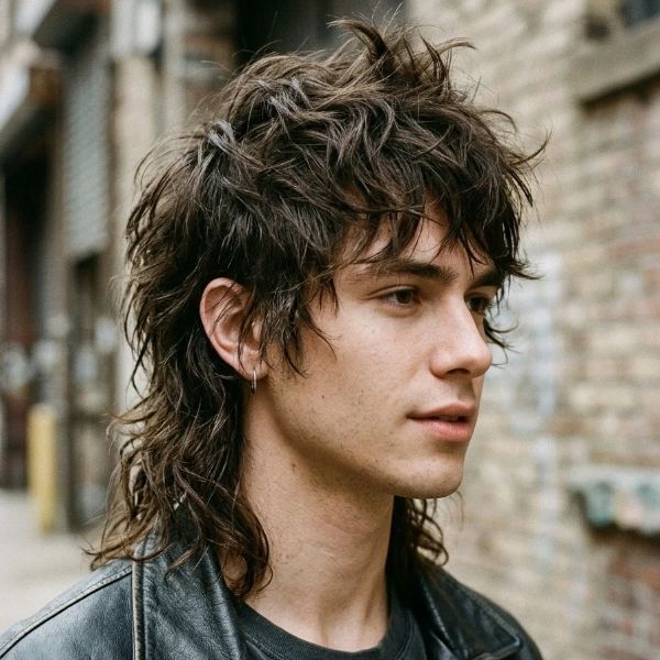 Shaggy Faux Hawk Mullet