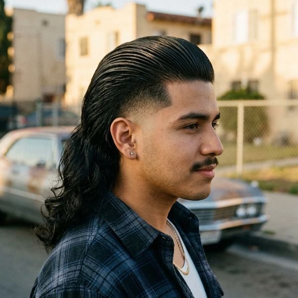 Slick Back Mexican Mullet