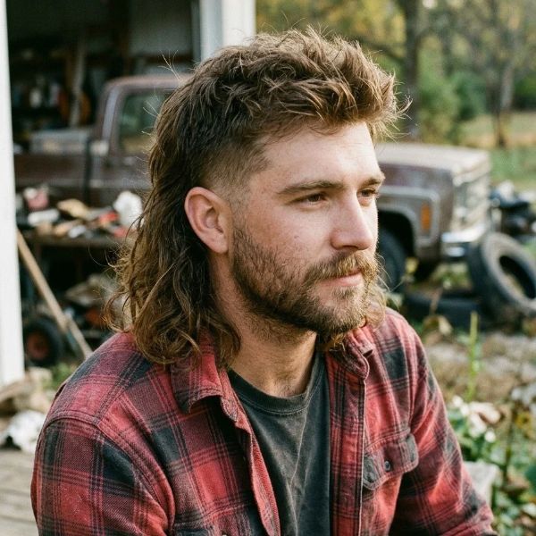 Tapered Redneck Mullet