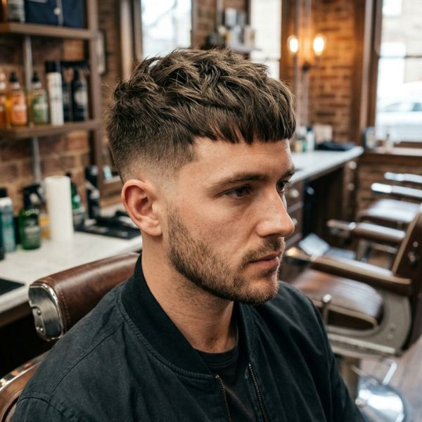 Textured French Crop Low Fade