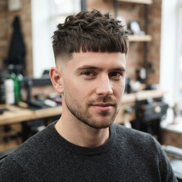 Textured French Crop Low Fade