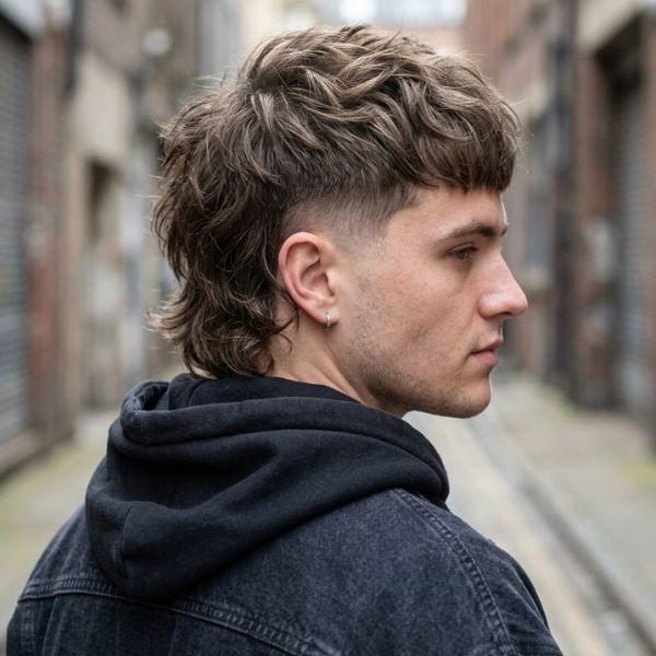 Textured French Crop Mullet