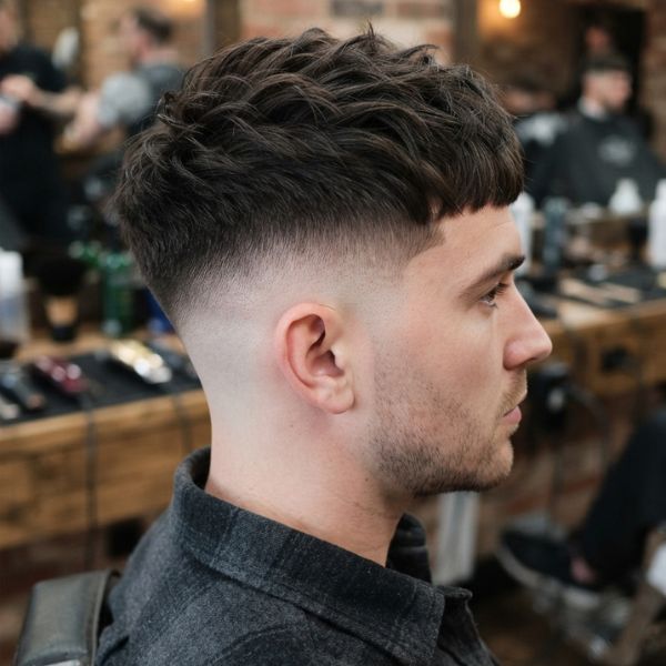 Textured French Crop Skin Fade