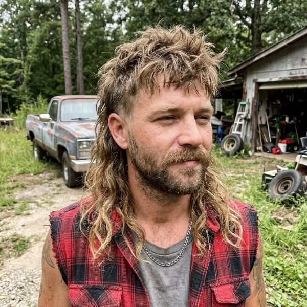 Textured Redneck Mullet