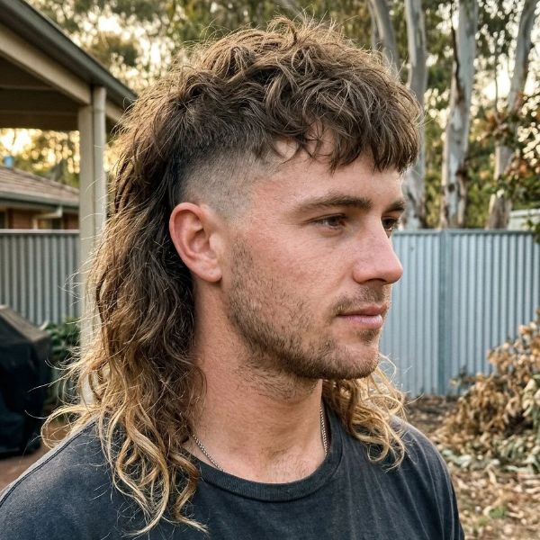 Undercut Australian Mullet