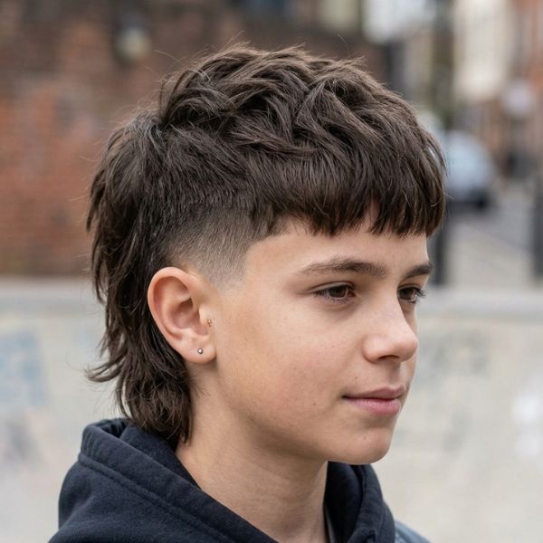 Wavy French Crop Mullet