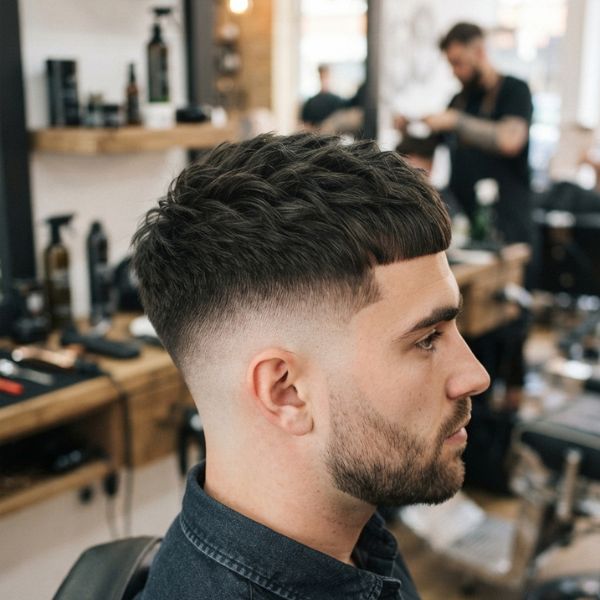 Clean French Crop Low Fade