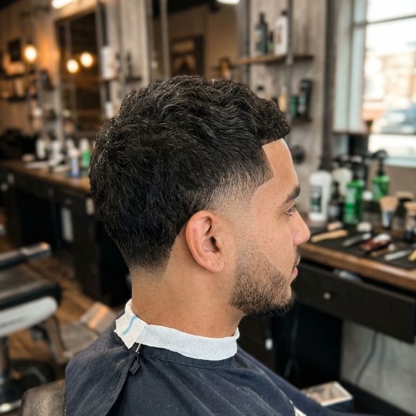 low taper fade haircut
